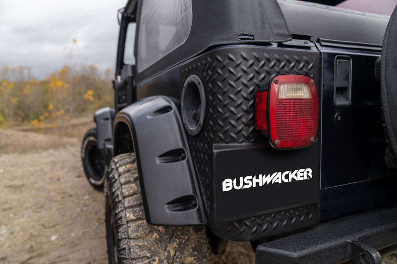 Bushwacker 97-06 Jeep Wrangler Trail Armor Rear Corners - Black Bushwacker