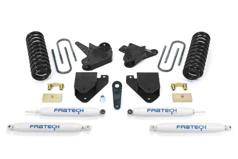 Fabtech 05-07 Ford F250 2WD V10 & Diesel 6in Basic Sys w/Perf Shks Fabtech