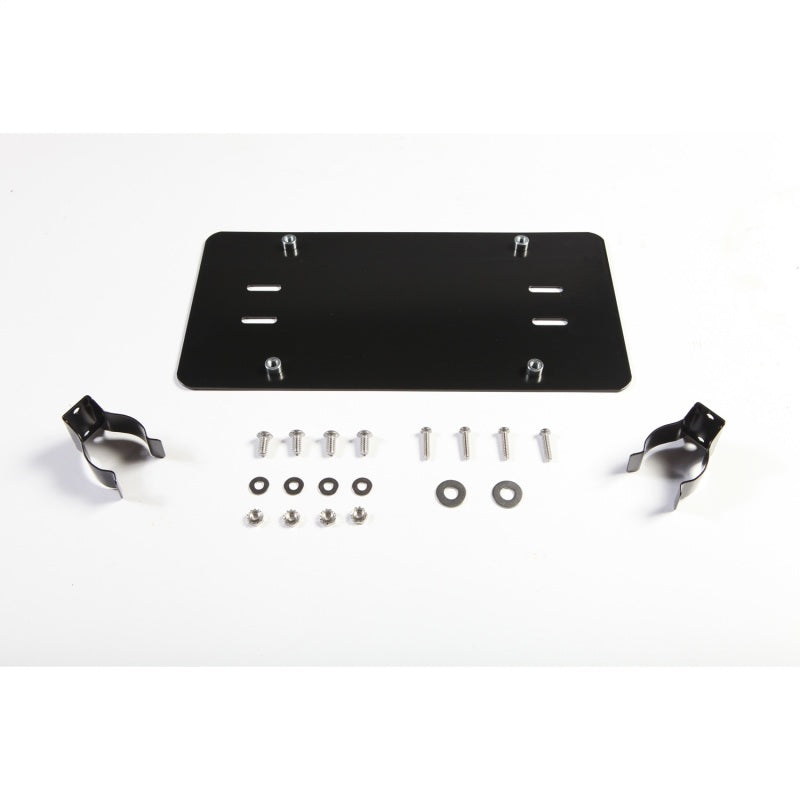 Rugged Ridge License Plate Mounting Bracket for Roller Fairlead Rugged Ridge