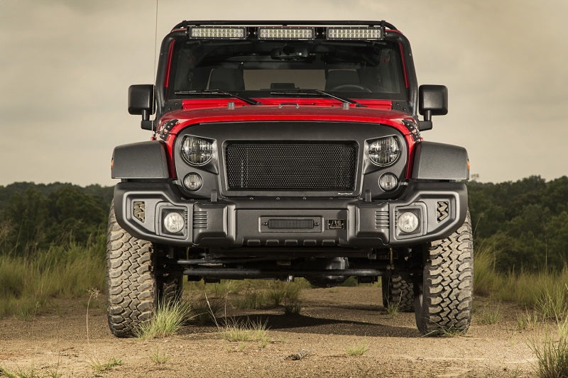 Rugged Ridge Spartacus Front Bumper Black 07-18 Jeep Wrangler Rugged Ridge