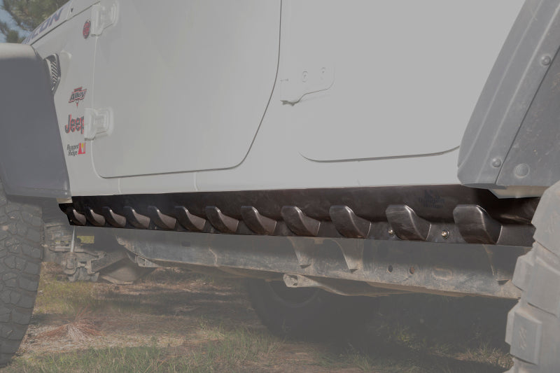 Rugged Ridge Rocker Guard Kit Body Armor 4 Door 18-20 Jeep Wrangler JL Rugged Ridge