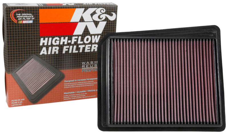 K&N 2017 Nissan Titan V8-5.6L F/I Drop In Replacement Air Filter K&N Engineering