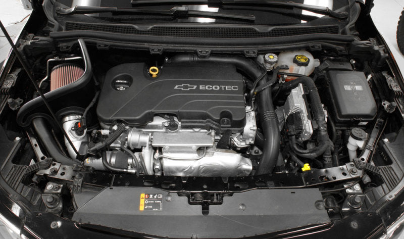 K&N 17-18 Chevy Cruze 1.4L Turbo Silver Typhoon Short Ram Intake K&N Engineering