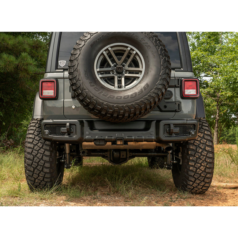 Rugged Ridge Spartacus Rear Bumper Black 18-20 Jeep Wrangler JL Rugged Ridge