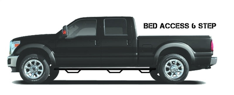 N-Fab Nerf Step 07-17 Toyota Tundra CrewMax 5.6ft Bed - Tex. Black - Bed Access - 3in N-Fab