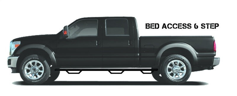 N-Fab Nerf Step 2019 Chevy/GMC 1500 Crew Cab 5ft 8in Bed - Bed Access - Tex. Black - 3in N-Fab