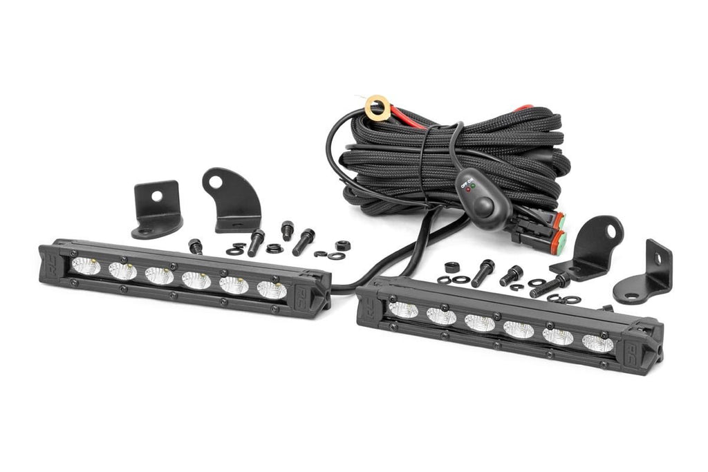 Black Series LED | 6" Pair | Slim Line Rough Country