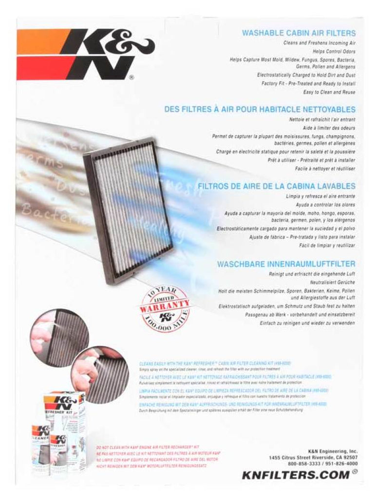 K&N Replacement Cabin Air Filter K&N Engineering