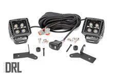 Load image into Gallery viewer, Jeep 2-inch LED Lower Windshield Kit (18-21 Wrangler JL, 20-21 Gladiator JT | Black-Series w/ White DRL) Rough Country