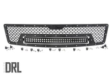 Load image into Gallery viewer, Mesh Grille | 30" Dual Row LED | Black | White DRL | Chevy Silverado 1500 (07-13) Rough Country