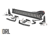 Load image into Gallery viewer, LED Light Kit | Bumper Mount | 20" Black Dual Row | Amber DRL | Nissan Titan XD (16-23) Rough Country