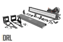 Load image into Gallery viewer, LED Light Kit | Bumper Mount | 20" Chrome Dual Row | Amber DRL | Ford Super Duty (05-07) Rough Country