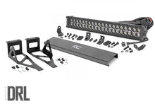Load image into Gallery viewer, LED Light Kit | Bumper Mount | 2" Black Dual Row | White DRL | Ford Super Duty (05-07) Rough Country