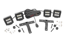 Load image into Gallery viewer, Jeep Quad LED Light Pod Kit  - Black Series (18-21 JL / 20-21 Gladiator) Rough Country