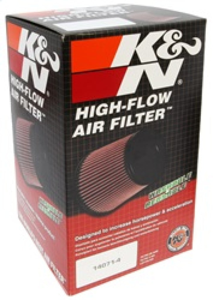 K&N Universal ChromeRound Tapered Air Filter 3in Flange ID / 6in Base OD / 4.5in Top OD / 8in Height K&N Engineering