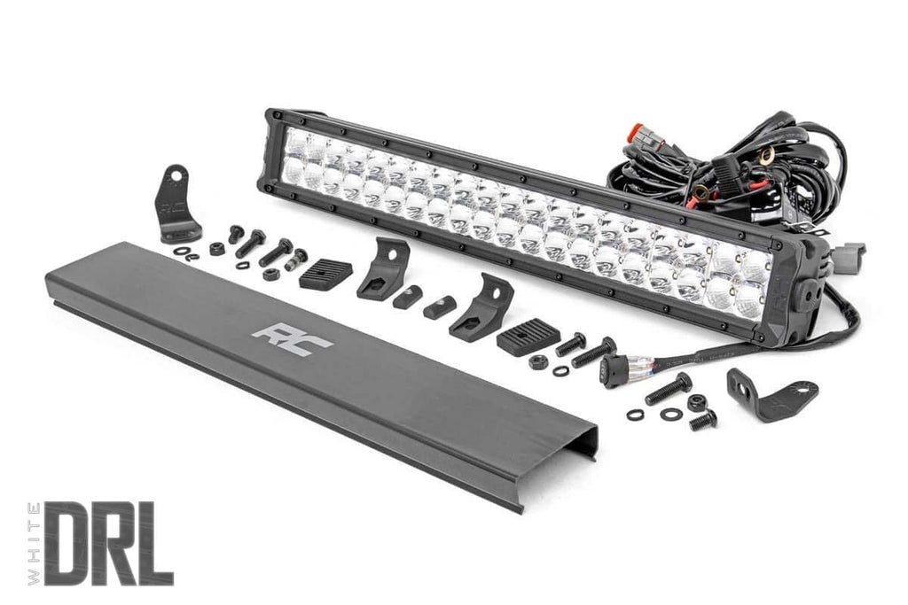 Chrome Series LED Light | 20 Inch | Dual Row | White DRL Rough Country