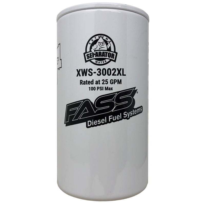 FASS Hydroglass Titanium Signature Series Extended Length Extreme Water Separator XWS-3002XL FASS Fuel Systems
