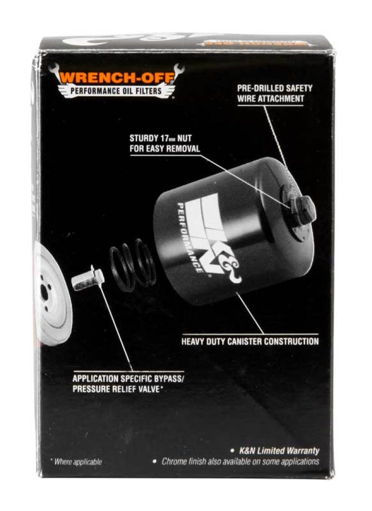 K&N Arctic Cat 2.688in OD x 3.344in H Oil Filter K&N Engineering