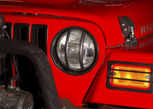 Load image into Gallery viewer, Rugged Ridge Headlight Bezels Black 97-06 Jeep Wrangler Rugged Ridge