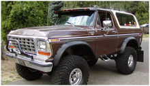 Load image into Gallery viewer, Bushwacker 78-79 Ford Bronco Cutout Style Flares 2pc - Black Bushwacker