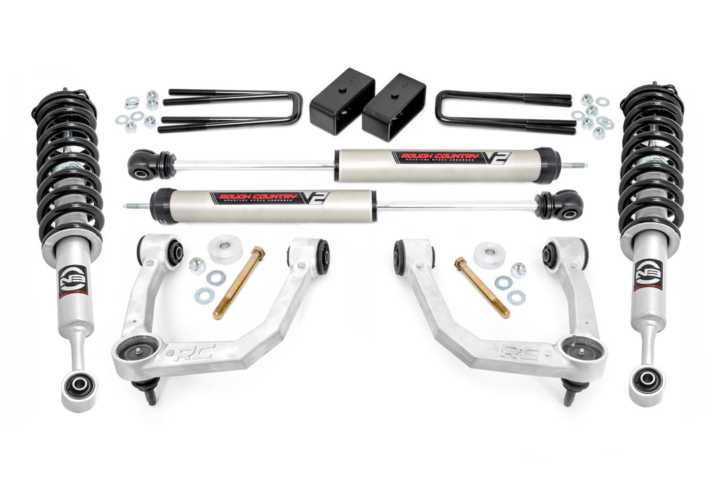 3.5 Inch Lift Kit | UCA | N3 Struts/V2 | Toyota Tacoma 4WD (05-23) Rough Country