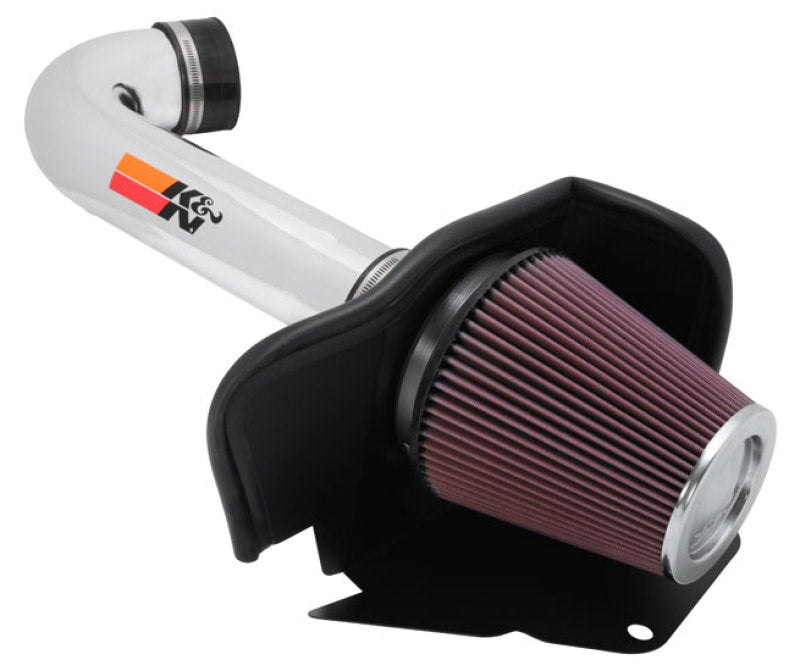 K&N 11 Jeep Grand Cherokee 5.7L V8 / 11 Dodge Durango 5.7L V8 High Flow Performance Intake Kit K&N Engineering