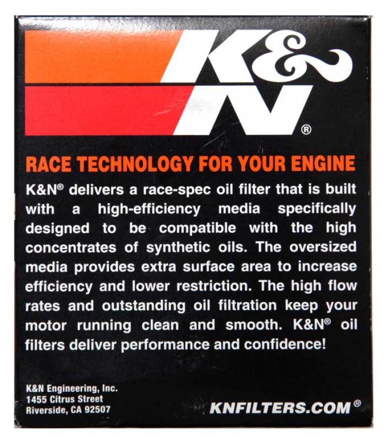 K&N BMW 3.031in OD x 3.531in H Oil Filter K&N Engineering