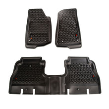 Load image into Gallery viewer, Rugged Ridge Floor Liner Front/Rear Black 2018-2020 Jeep Wrangler JL 4 Dr Rugged Ridge