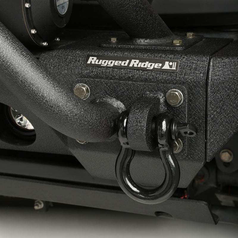 Rugged Ridge Black 9500lb 3/4in D-Ring Rugged Ridge