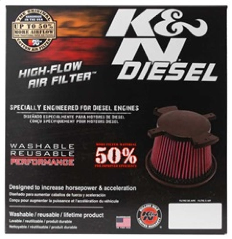K&N 08-10 Ford F250 Super Duty 6.4L Drop In Air Filter K&N Engineering