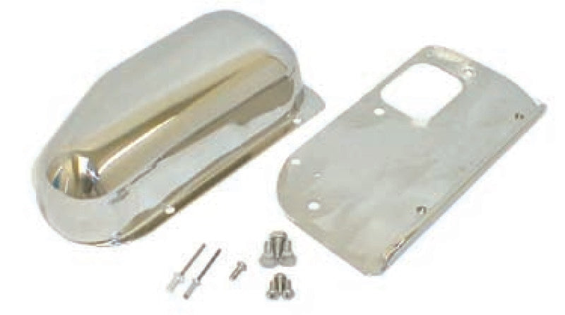 Rugged Ridge 76-86 Jeep CJ Stainless Steel Wiper Motor Cover Kit Rugged Ridge
