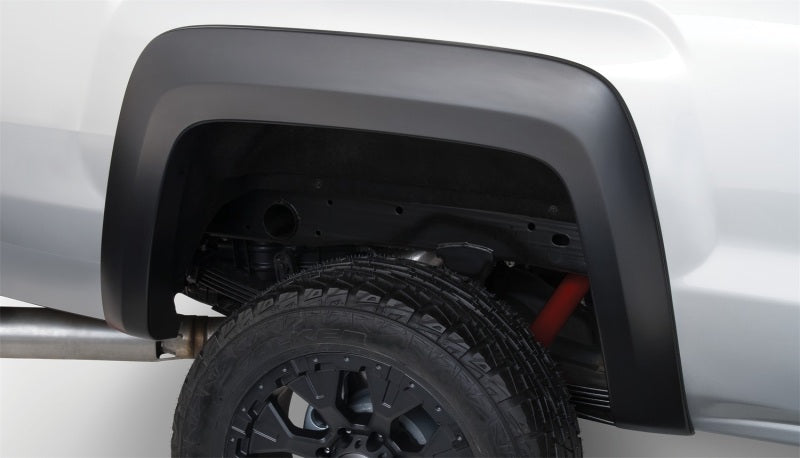 Bushwacker 15-18 GMC Sierra 2500 HD Extend-A-Fender Style Flares 4pc 78.8/97.6in Bed - Black Bushwacker