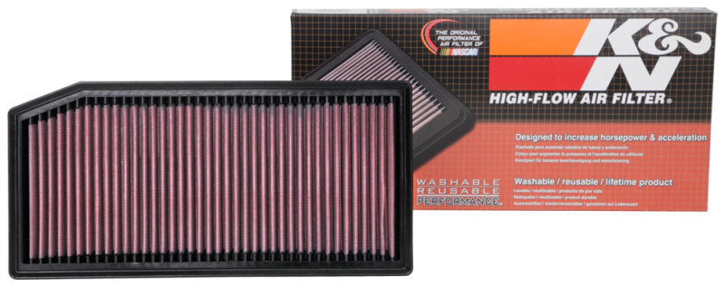 K&N 2019 Mercedes Benz E350 L4-2.0L F/I Replacement Drop In Air Filter K&N Engineering