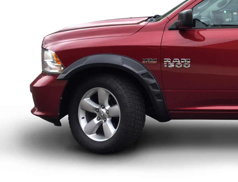 Bushwacker 09-18 Ram 1500 w/ 67.4in Fleetside Bed (Ex. R/T and Rebel) DRT Style Flares 4pc - Black Bushwacker