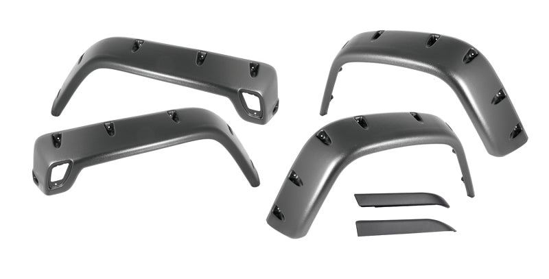 Rugged Ridge 6-Piece Fender Flare Kit 97-06 Jeep Wrangler Rugged Ridge