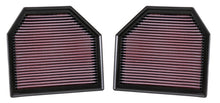 Load image into Gallery viewer, K&amp;N Replacement Air Filter for 11-14 BMW M5/M6 4.4L V8 / 2015 M4/M3 3.0L I6  (2 per box) K&amp;N Engineering