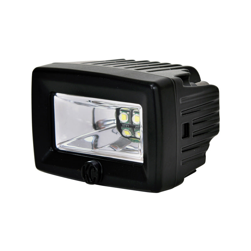 KC HiLiTES C-Series C2 LED 2in. Backup Area Flood Light 20w (Pair Pack System) - Black KC HiLiTES