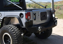 Load image into Gallery viewer, DV8 Offroad 07-18 Jeep Wrangler JK Steel Mid Length Rear Bumper DV8 Offroad