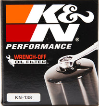 Load image into Gallery viewer, K&amp;N Suzuki / Arctic Cat / Cagiva / Kawasaki / Kymco / Aprilia 2.813in OD x 3.031in H Oil Filter K&amp;N Engineering