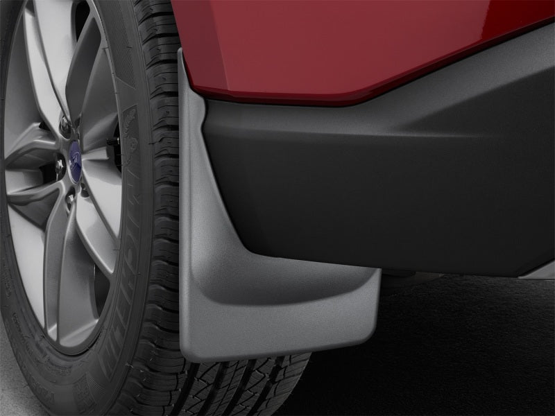 WeatherTech 2021+ Ford Bronco No Drill Rear MudFlaps - Black WeatherTech