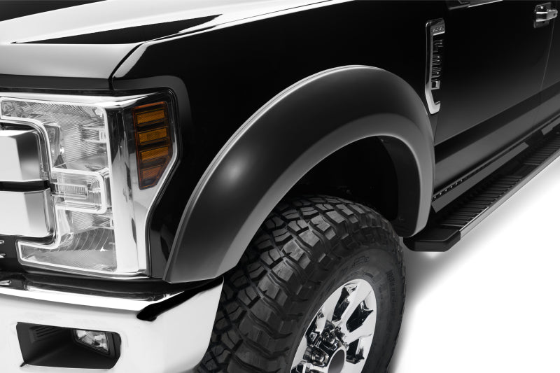 Bushwacker 17-18 Ford F-250 Super Duty Extend-A-Fender Style Flares 4pc - Black Bushwacker