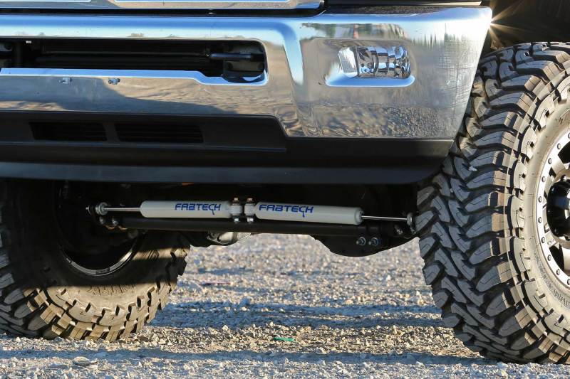 Fabtech 14-18 Ram 2500/3500 4WD Dual Steering Stabilizer System w/Perf. Shocks Fabtech