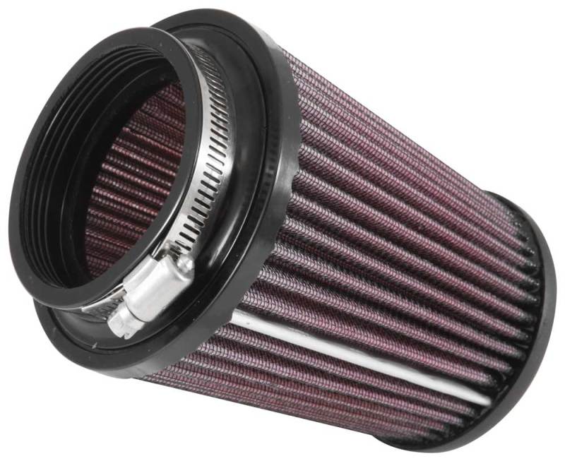K&N Universal Rubber Filter 3in Flg 4-1/2inch OD B / 2-1/4inch H - Black Top K&N Engineering