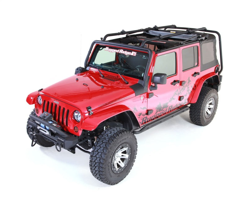 Rugged Ridge Roof Rack 07-18 Jeep 4-Door Jeep Wrangler Rugged Ridge