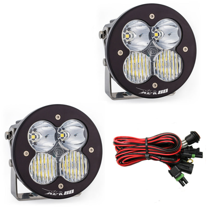 Baja Designs XL R 80 Series Driving Combo Pattern Pair LED Light Pods Baja Designs