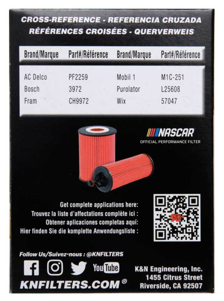 K&N Toyota / Lexus / Scion 2.75in OD x 2.64in H Oil Filter K&N Engineering