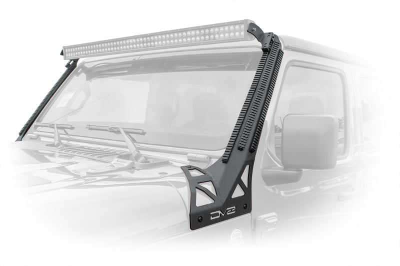 DV8 Offroad 2018+ JL/Gladiator Picatinny Rail A-Pillar Pod LED Light Mount DV8 Offroad