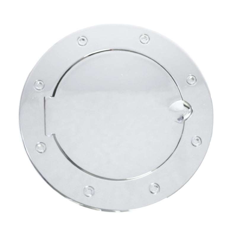 Rugged Ridge Non-Locking Gas Cap Door Chrome 07-18 Jeep Wrangler Rugged Ridge