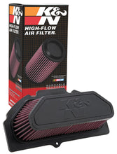 Load image into Gallery viewer, K&amp;N 09-11 Suzuki GSXR 1000 Replacement Air Filter 11.063in L x 5.688in W x 3.375in H K&amp;N Engineering