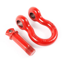 Load image into Gallery viewer, Rugged Ridge Red 7/8in D-Shackles Rugged Ridge